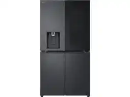 MediaMarkt LG Gmg960evee Amerikaanse Koelkast Zwart aanbieding