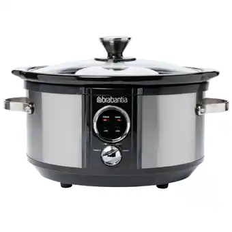 MediaMarkt Brabantia Bbek1081 Slowcooker Zilver aanbieding