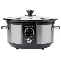 MediaMarkt Brabantia Bbek1081 Slowcooker Zilver aanbieding