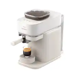 MediaMarkt Philips Bar300/00 Baristina Semi-automatische Espressomachine Wit aanbieding