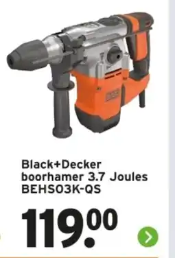 GAMMA Black+Decker boorhamer 3.7 Joules BEHSO3K-QS aanbieding