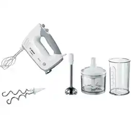 MediaMarkt Bosch Mfq36480 Ergomixx Handmixer Wit aanbieding