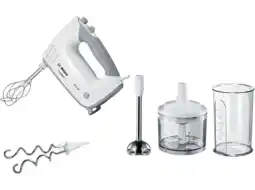 MediaMarkt Bosch Mfq36480 Ergomixx Handmixer Wit aanbieding