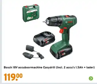 GAMMA Bosch 18V accuboormachine Easydrill aanbieding