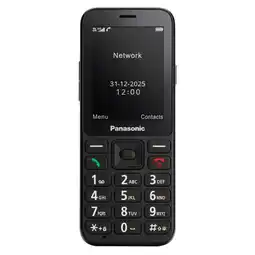 MediaMarkt Panasonic Kx-tu250exb Senior Feature Phone 4g - 128 Mb Zwart aanbieding