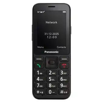 MediaMarkt Panasonic Kx-tu250exb Senior Feature Phone 4g - 128 Mb Zwart aanbieding