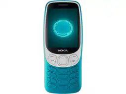MediaMarkt Nokia Gsm 3210 4g Ds Blue - 128 Mb Blauw aanbieding