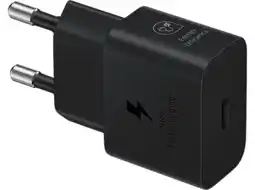 MediaMarkt Samsung 25w Power Adapter Met Usb-c-naar-usb-c-kabel Zwart Thuislader aanbieding