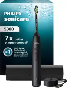 MediaMarkt Philips Sonicare 5300 Series Hx7101/02 Elektrische Tandenborstel Zwart aanbieding