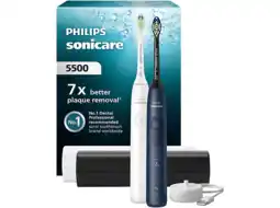 MediaMarkt Philips Sonicare 5500 Series Duopack Hx7119/01 Elektrische Tandenborstel Zwart En Wit aanbieding