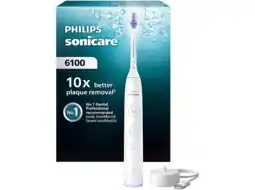 MediaMarkt Philips Sonicare 6100 Series Hx7400/01 Elektrische Tandenborstel Wit aanbieding