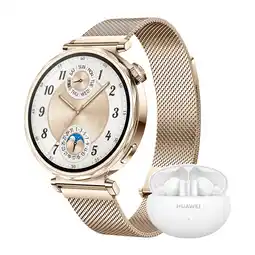 MediaMarkt Huawei Watch Gt5 41 Mm + Freebuds 5i (bundel) - Smartwatch Goud aanbieding