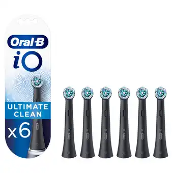 MediaMarkt Oral-b Io Ultimateclean Opzetborstels Zwart aanbieding