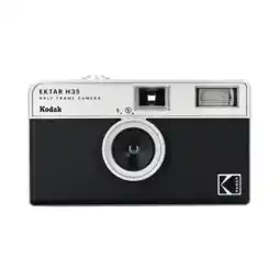 MediaMarkt Kodak Ektar H35 Analoge Retrocamera Met Flits Zwart aanbieding