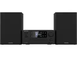 MediaMarkt Kenwood M-9500s-b Stereoset Zwart aanbieding