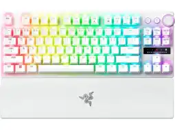 MediaMarkt Razer Huntsman V3 Pro Tenkeyless Bedraad Gamingtoetsenbord Wit aanbieding