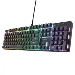 MediaMarkt Trust Gxt871 Zora Rgb Qwerty Mechanisch Bedraad Gamingtoetsenbord Zwart aanbieding