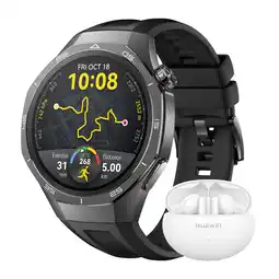 MediaMarkt Huawei Bundel Watch Gt5 Pro 46mm Met Freebuds 5i Wit Smartwatch Zwart aanbieding