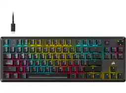 MediaMarkt Corsair K70 Core Tkl Rgb Mechanisch Bedraad Gamingtoetsenbord Zwart aanbieding