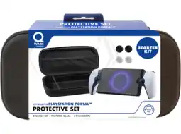 MediaMarkt Qware Playstation Portal Beschermhoes + Gehard Glas Bundel aanbieding