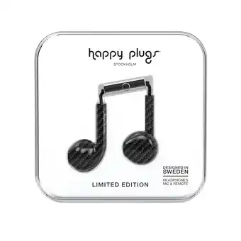 MediaMarkt Happy Plugs Earbud Plus Carbon Fiber aanbieding