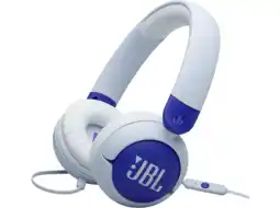 MediaMarkt JBL Junior 320 Hoofdtelefoon Blauw aanbieding