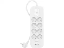 MediaMarkt Belkin Surge Protection Met Usb-c En 8 Stopcontact Stekkerdoos aanbieding