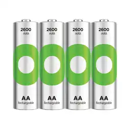 MediaMarkt GP Recyko Aa 2600mah 4 Stuks Batterij aanbieding