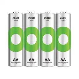 MediaMarkt GP Recyko Aa 2600mah 4 Stuks Batterij aanbieding