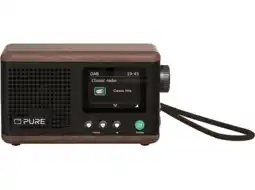 MediaMarkt Pure Classic Mini Dab Radio Walnoot aanbieding