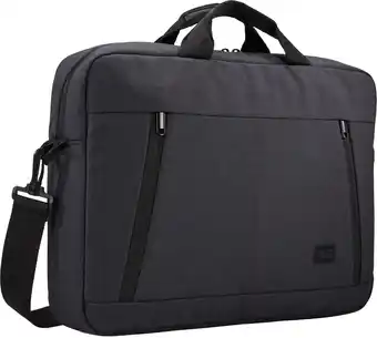 MediaMarkt Case Logic Huxton 15.6 Inch Laptopattaché Zwart aanbieding