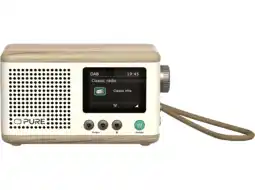 MediaMarkt Pure Classic Mini Dab Radio Wit aanbieding