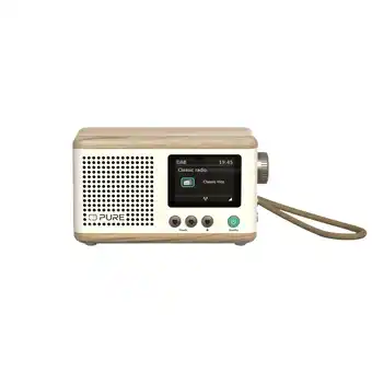 MediaMarkt Pure Classic Mini Dab Radio Wit aanbieding