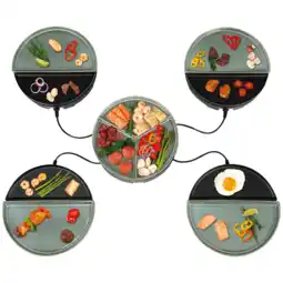 MediaMarkt Bourgini Chefs Dinnerparty Glazed Gourmette Grijs aanbieding