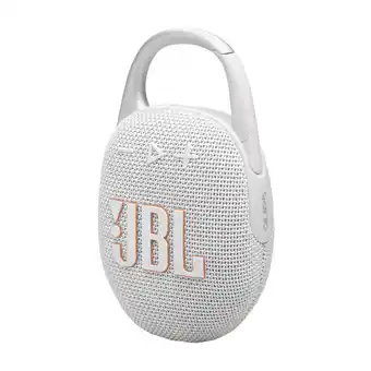 MediaMarkt JBL Clip 5 Bluetoothspeaker Wit aanbieding