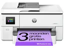 MediaMarkt HP Officejet Pro 9720e - Instant Ink Printen Kopiëren En Scannen Inkt All-in-one-printer Grijs aanbieding