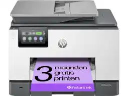 MediaMarkt HP Officejet Pro 9132e - Instant Ink Printen Kopiëren En Scannen Inkt All-in-one-printer Grijs aanbieding