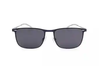 MediaMarkt Hugo Boss 1245/s Ku0 56 19 150 Matte Blue Ruthenium Men's Sunglasses aanbieding