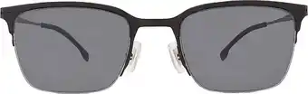 MediaMarkt Hugo Boss 1244/s 0003 55 Gray Square Men's Sunglasses aanbieding