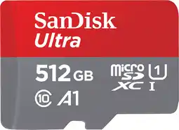 MediaMarkt Sandisk Microsdxc Ultra 512gb 150mb/s aanbieding