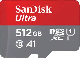 MediaMarkt Sandisk Microsdxc Ultra 512gb 150mb/s aanbieding