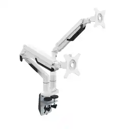 MediaMarkt Desq 1723.01 Monitor Arm Dubbel Met Gasvering aanbieding