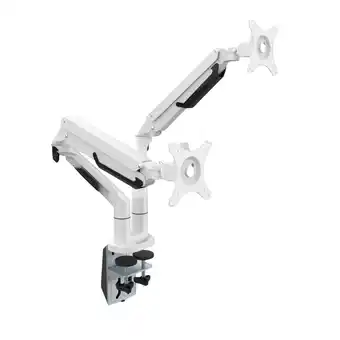 MediaMarkt Desq 1723.01 Monitor Arm Dubbel Met Gasvering aanbieding