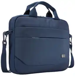 MediaMarkt Case Logic Advtange Laptoptas 11 Inch - Blauw aanbieding