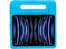 MediaMarkt Just In Case Kids Cover Voor Apple Ipad Pro 11 (2024) - Blauw Beschermhoes aanbieding
