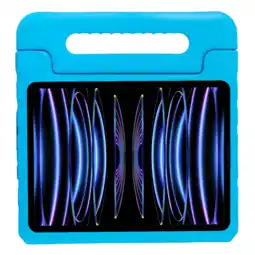 MediaMarkt Just In Case Kids Cover Voor Apple Ipad Pro 11 (2024) - Blauw Beschermhoes aanbieding