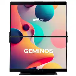MediaMarkt Mobile Pixels Geminos - Gestapelde Monitor 2x 24 Inch 1920 X 1080 (full Hd) aanbieding