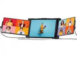 MediaMarkt Mobile Pixels Trio Max 2.0 (tri-screen) - Extra Laptopscherm 14 Inch 1920 X 1080 (full Hd) aanbieding