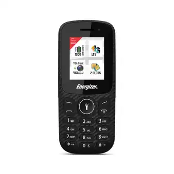 MediaMarkt Energizer E130s 4g - 128 Mb Zwart aanbieding