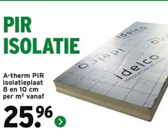 GAMMA A-therm PIR isolatieplaat aanbieding